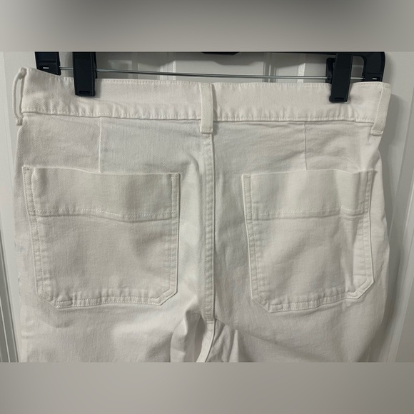 J. Crew Sailor Slim Wide Leg Jean in White - Picture 11 of 13